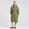 Shirty Jane Utility Popover Dress - Khaki