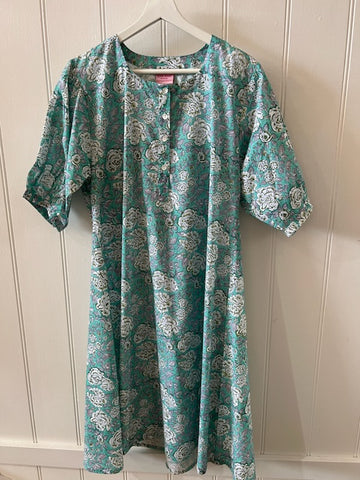 Nightdress - Camelia Aqua