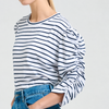 Shirty Doris Gather-Sleeve Top