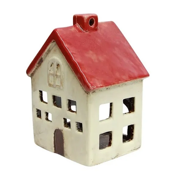 Alsace Tea Light Villa - Red