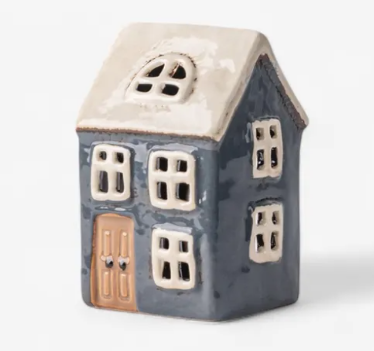 Alsace Tea Light House - Navy