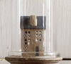 Saint Malo Tea Light House - Blue Roof