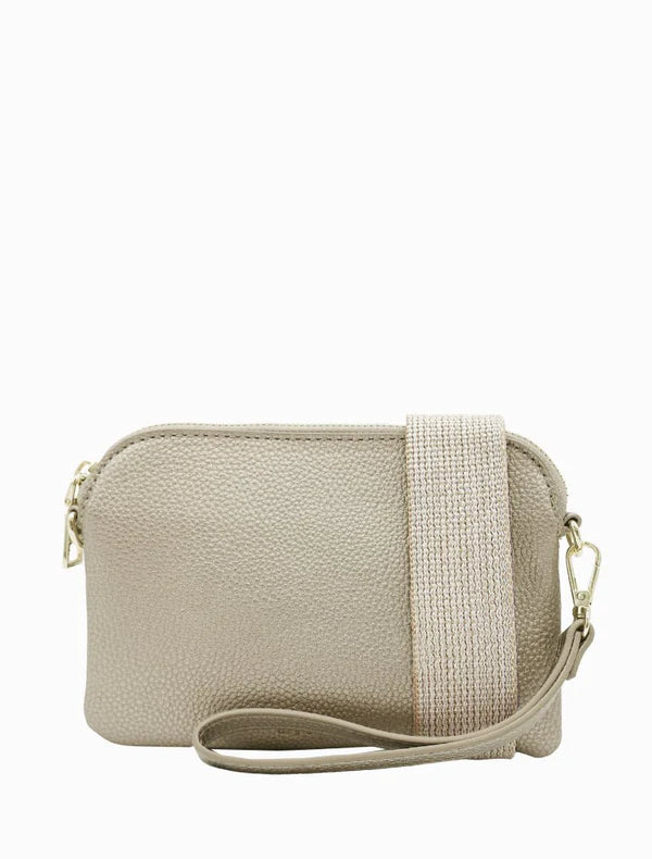 'Missy Hugo' Cross-body Bag - Gold