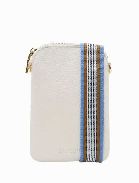 'Wanderer' Cross-body Bag - White