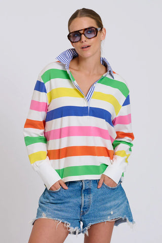 EST 1971 Rugby Sweatshirt Summer - Bright Stripe
