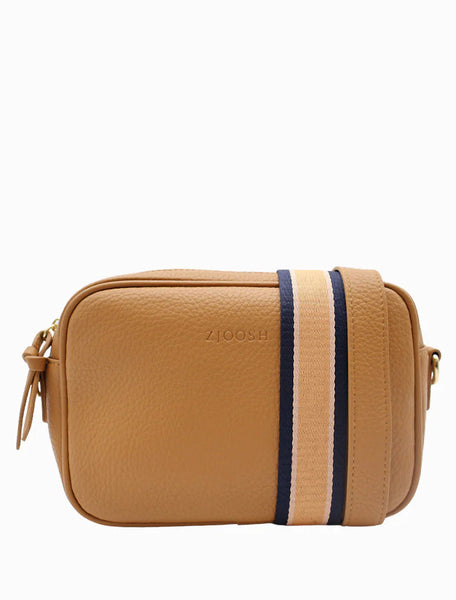 'Ruby' Cross-body Bag - Tan