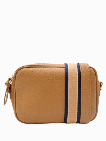 'Ruby' Cross-body Bag - Tan