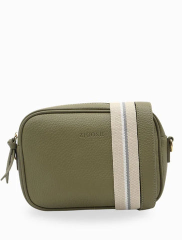 'Ruby' Cross-body Bag - Khaki