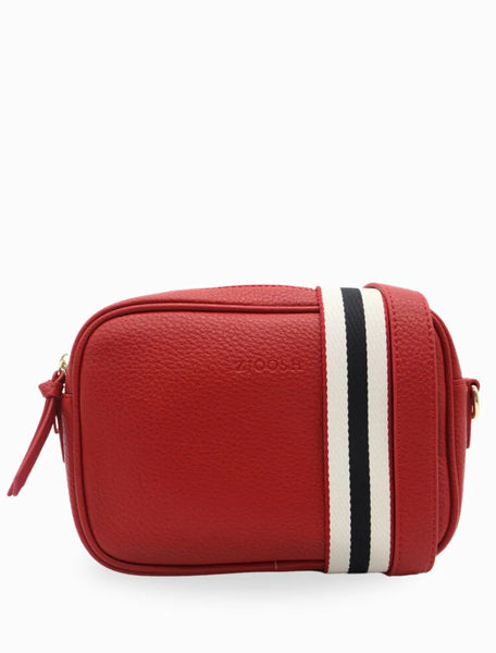 'Ruby' Cross-body Bag - Red