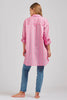 Shirty The Oversized Boyfriend Shirt - Pink Multi Stripe