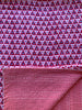 Kantha Quilt (Large) - Geo Pink