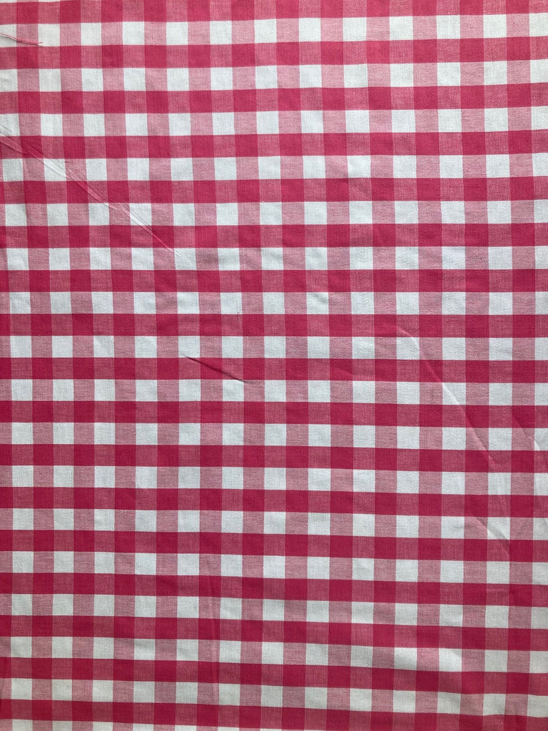 Fabric - Large Gingham Pink