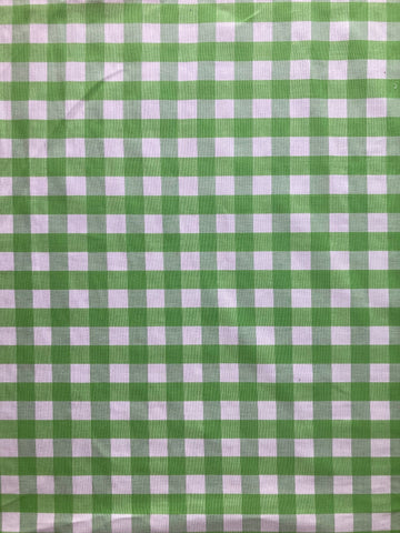 Fabric - Large Gingham Green