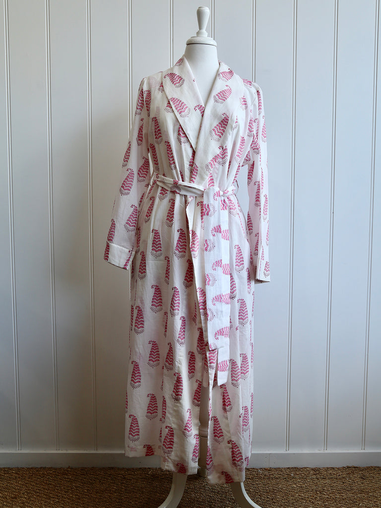 Dressing Gown - Fern Pink