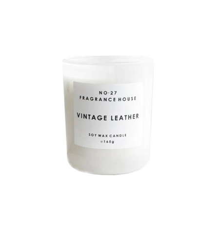 No. 27 Fragrance House Vintage Leather Scented Candle