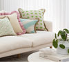 Square outdoor cushion - Green Heart