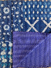Kantha Quilt (Small) - Blue Patchwork