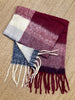 Fringed scarf - Classic Navy