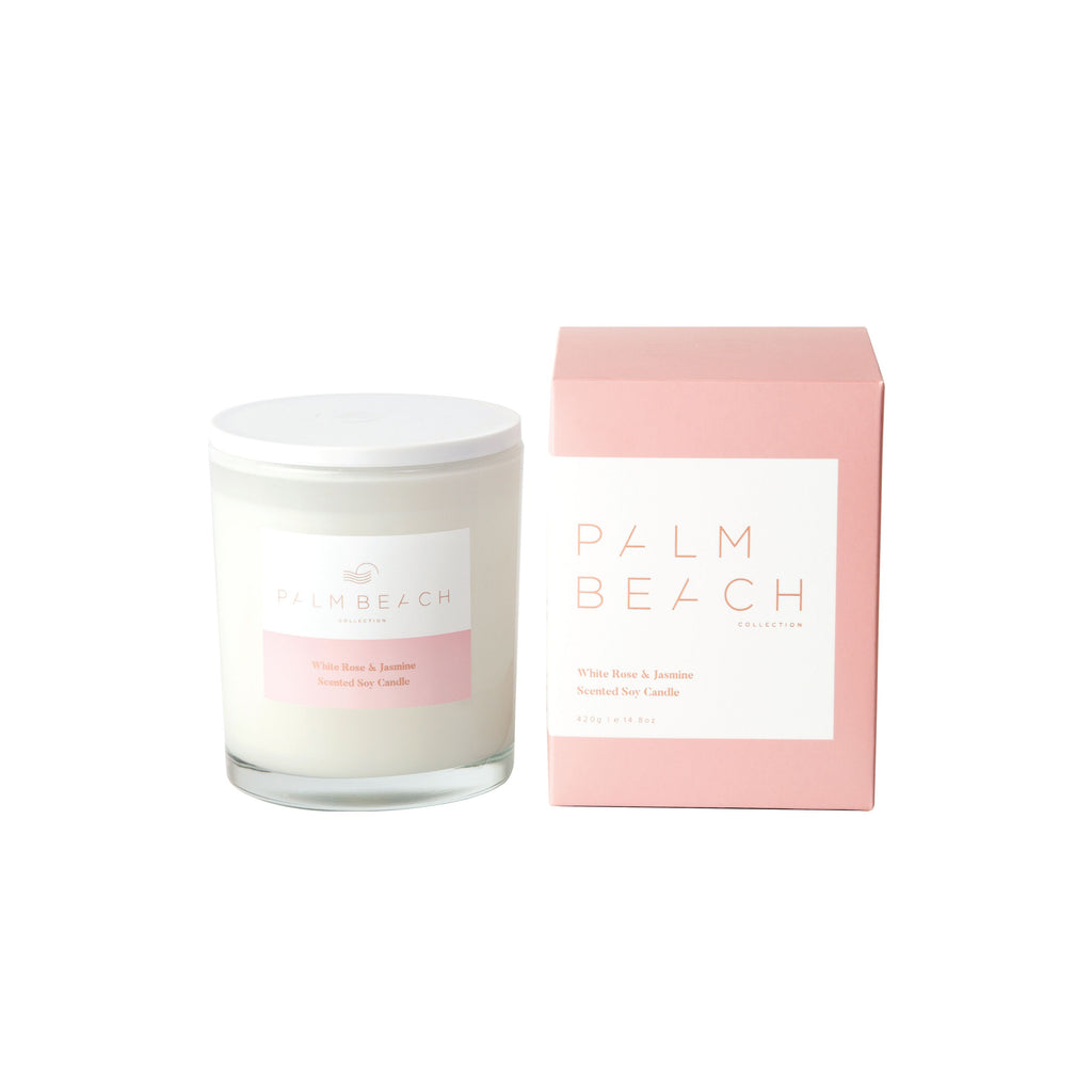 Palm Beach Collection Scented Candle - White Rose & Jasmine